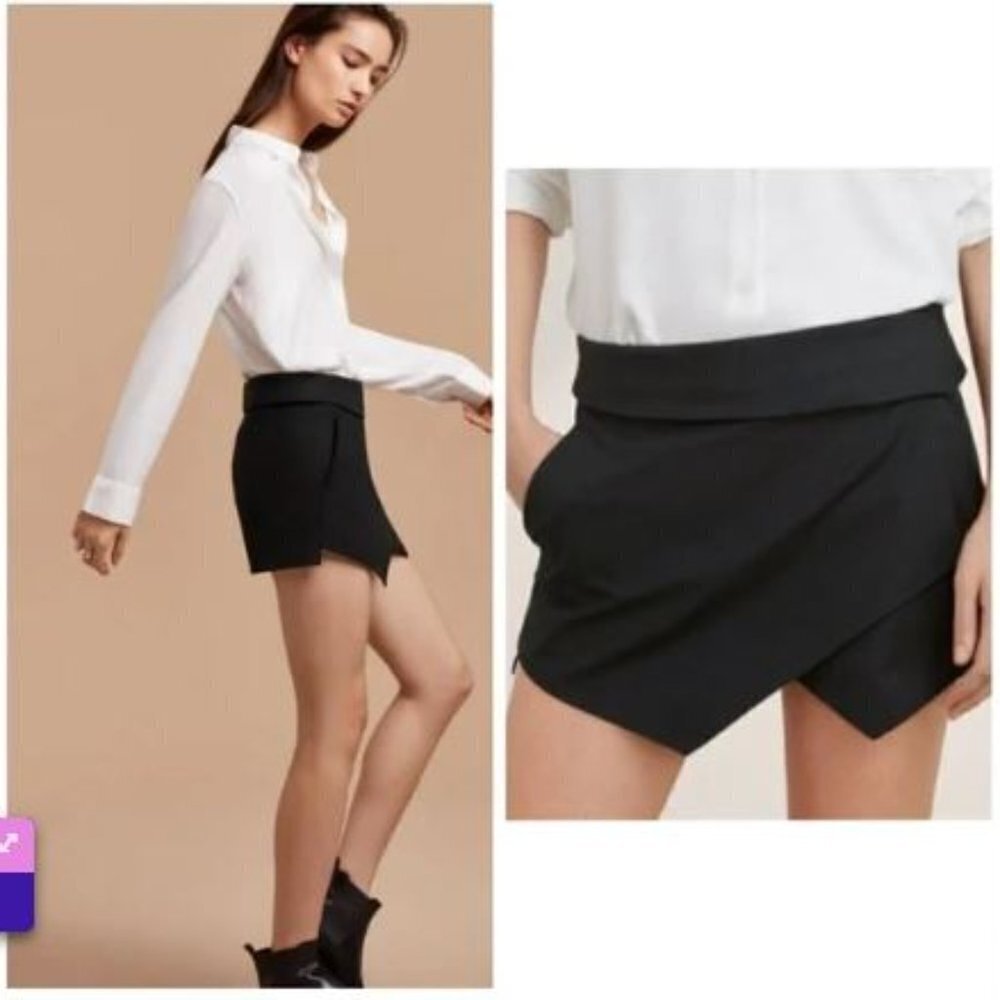 AritziaTalula Berklee Skort - Black- Size 0